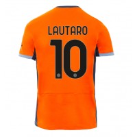 Inter Milan Lautaro Martinez #10 Tretí futbalový dres 2023-24 Krátky Rukáv